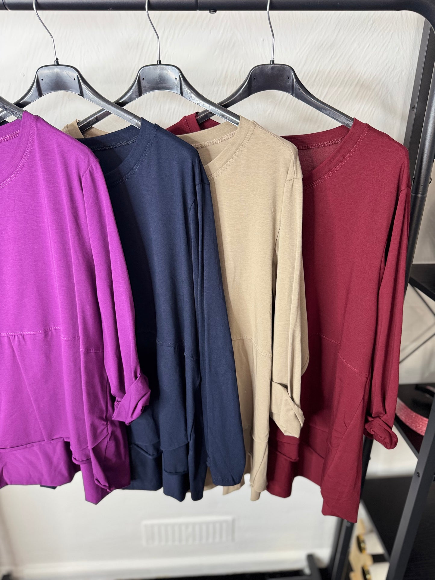 Krissy - Long Sleeve Layered Top
