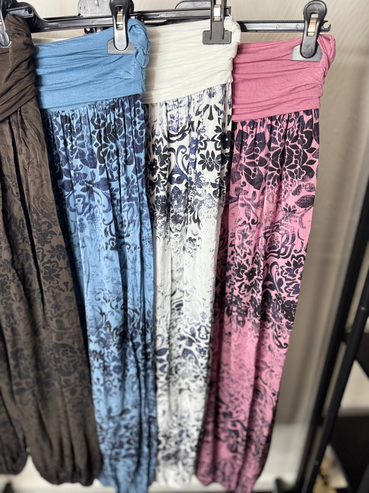 Sabrina - Floral Print Harem Trousers