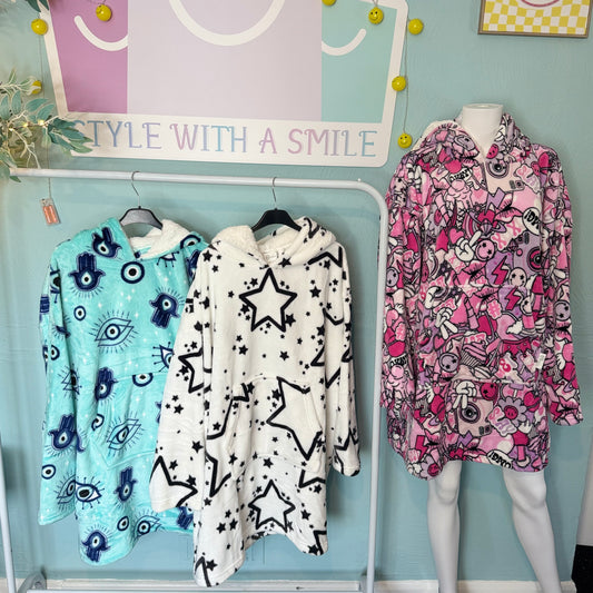 Assorted Design Snoodies - Womenswear Nightwear.
