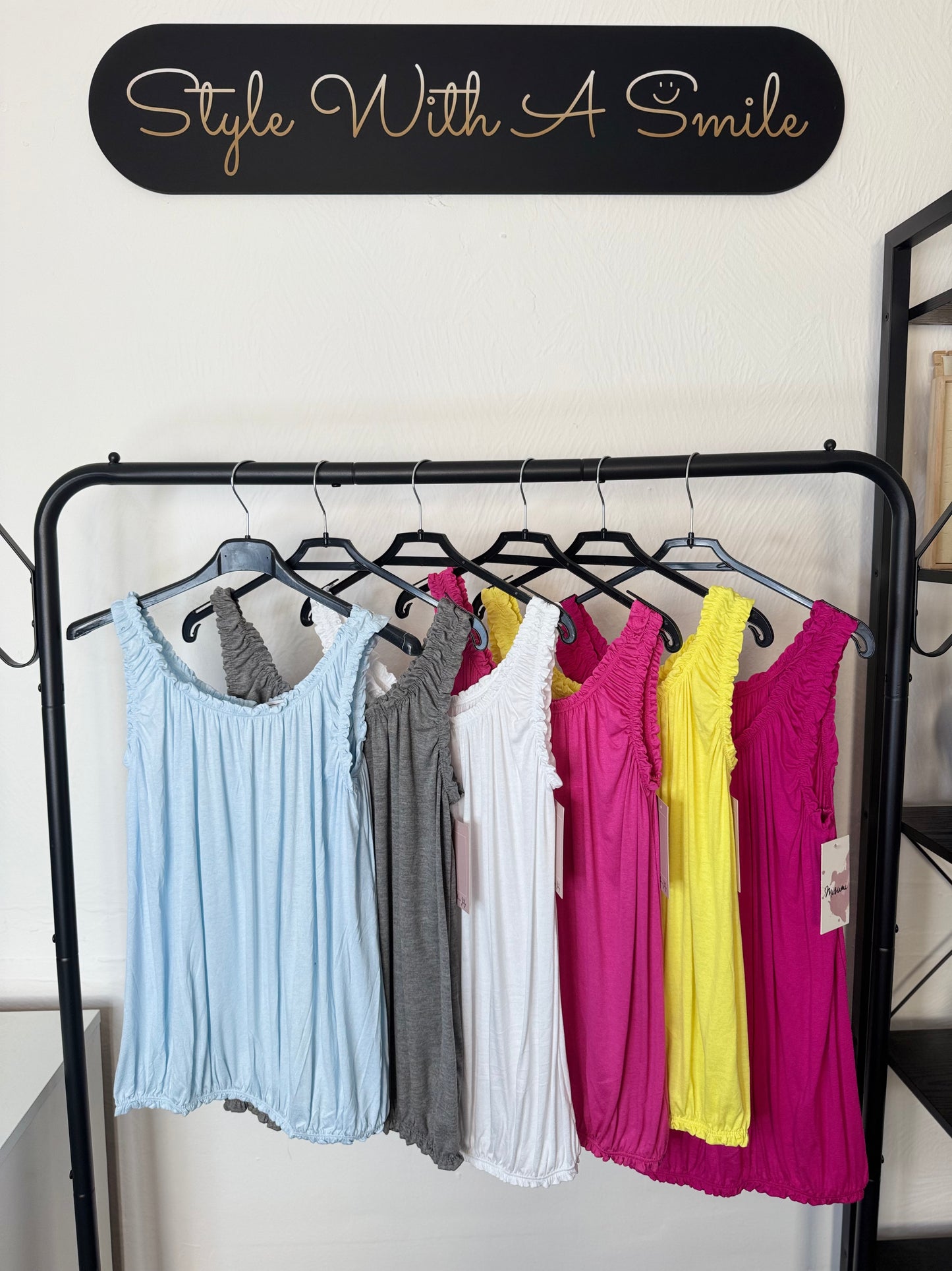 Jenny - Frill Bubble Hem Vest
