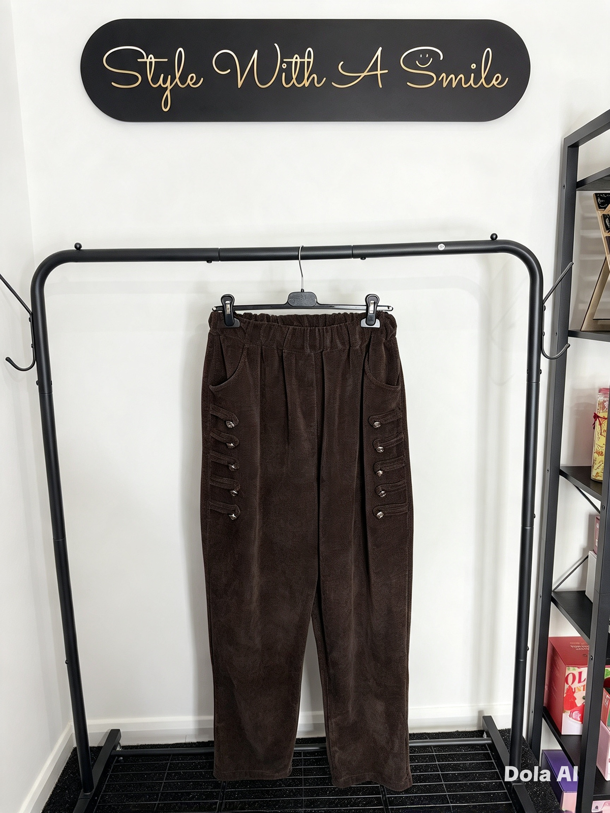 Heidi - Cord Military Trousers