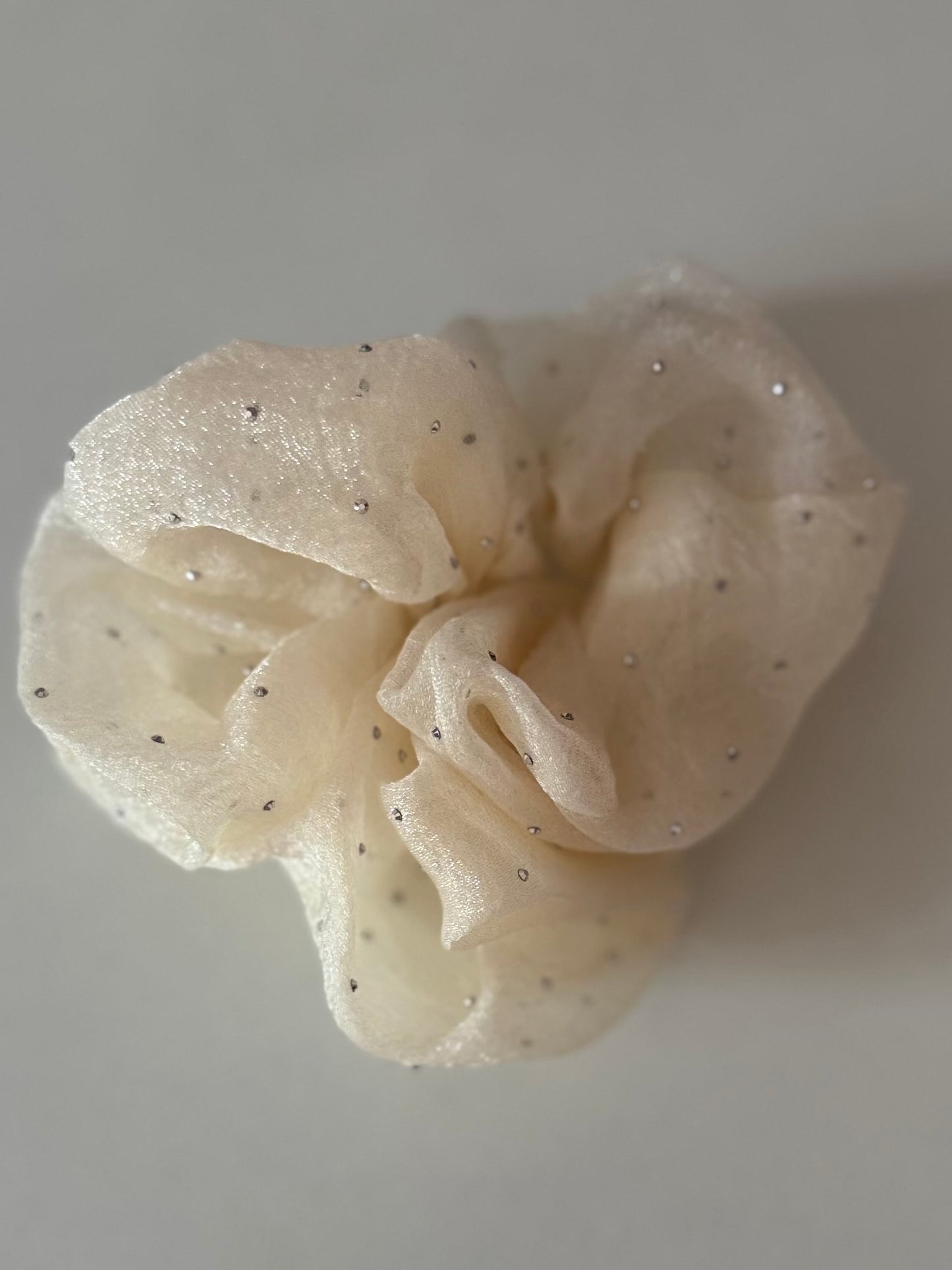 Diamanté Mesh Scrunchie