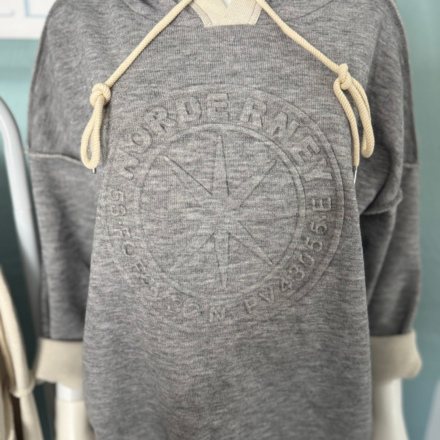 Bonnie - Norderney Oversized Contrast Hoodie - Womenswear Sweatshirts Long Sleeve.