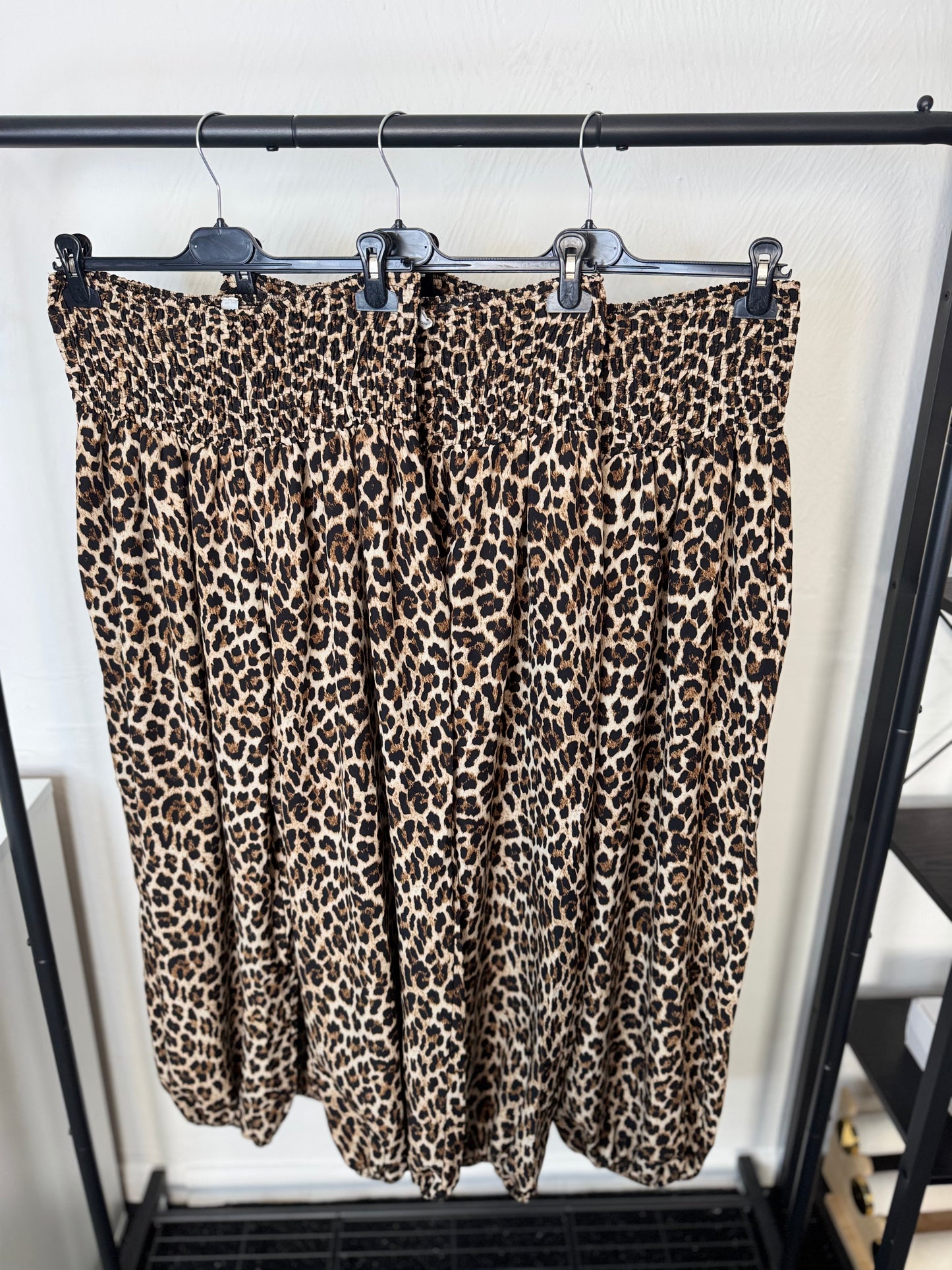 Sam - Leopard Print Harem Trousers