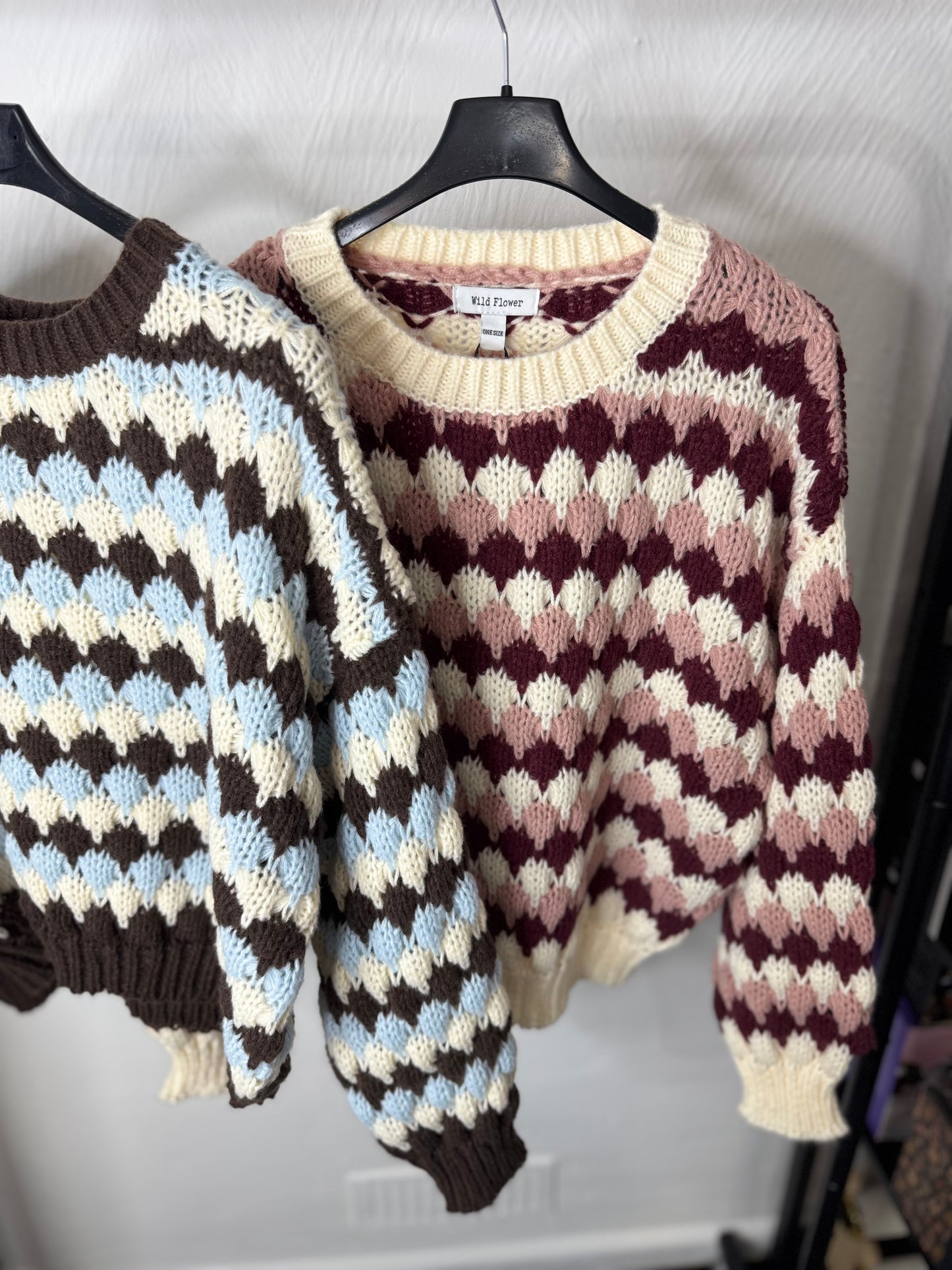 Lainey - Multicoloured Colour Block Jumper