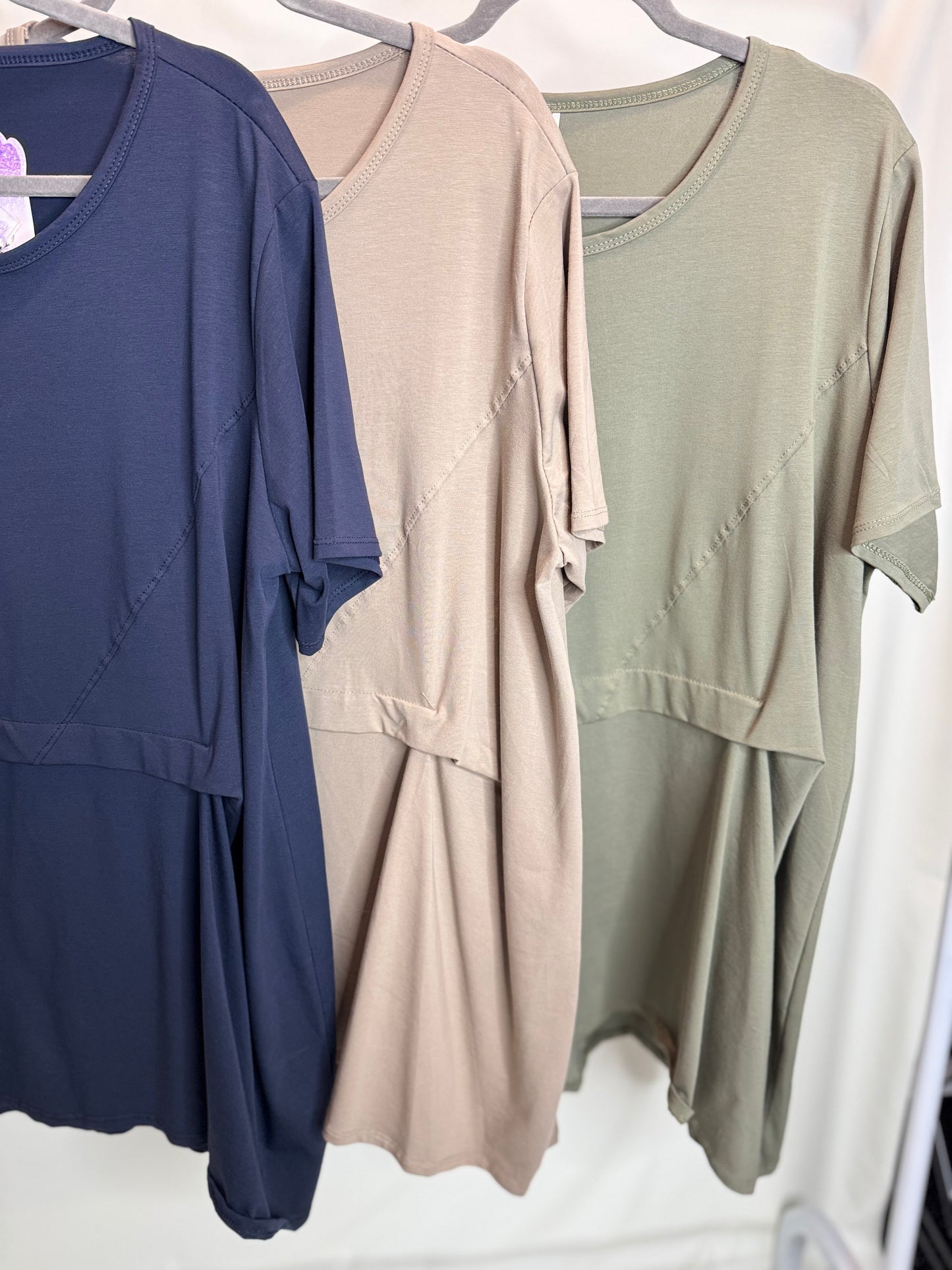 Saskia - Oversized Seam Top