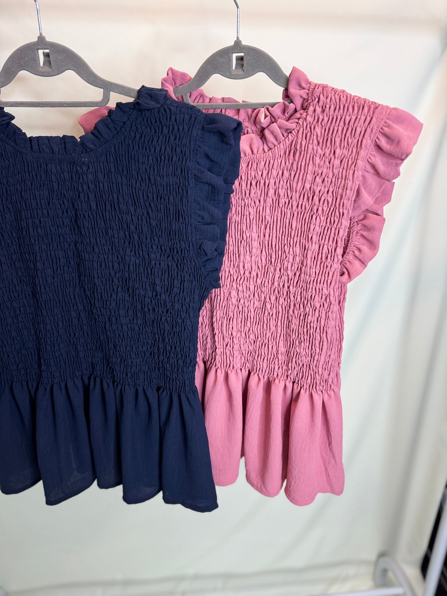 Sophia / Ruffle Detailing Peplum Frill Top