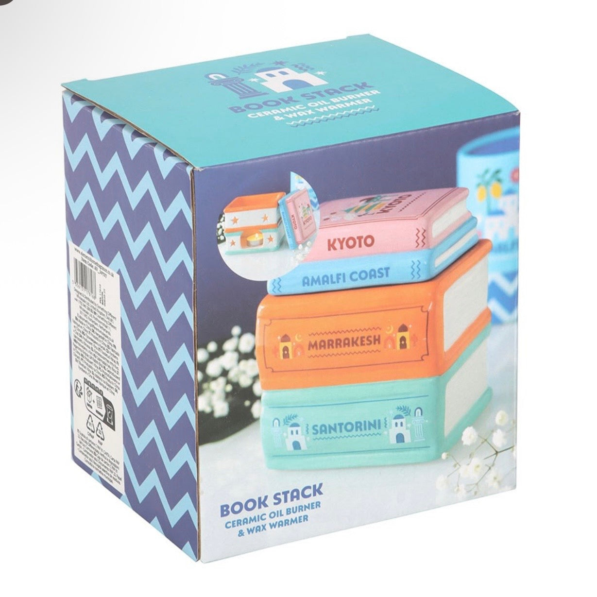 Travel Book Stack Oil Burner & Wax Warmer