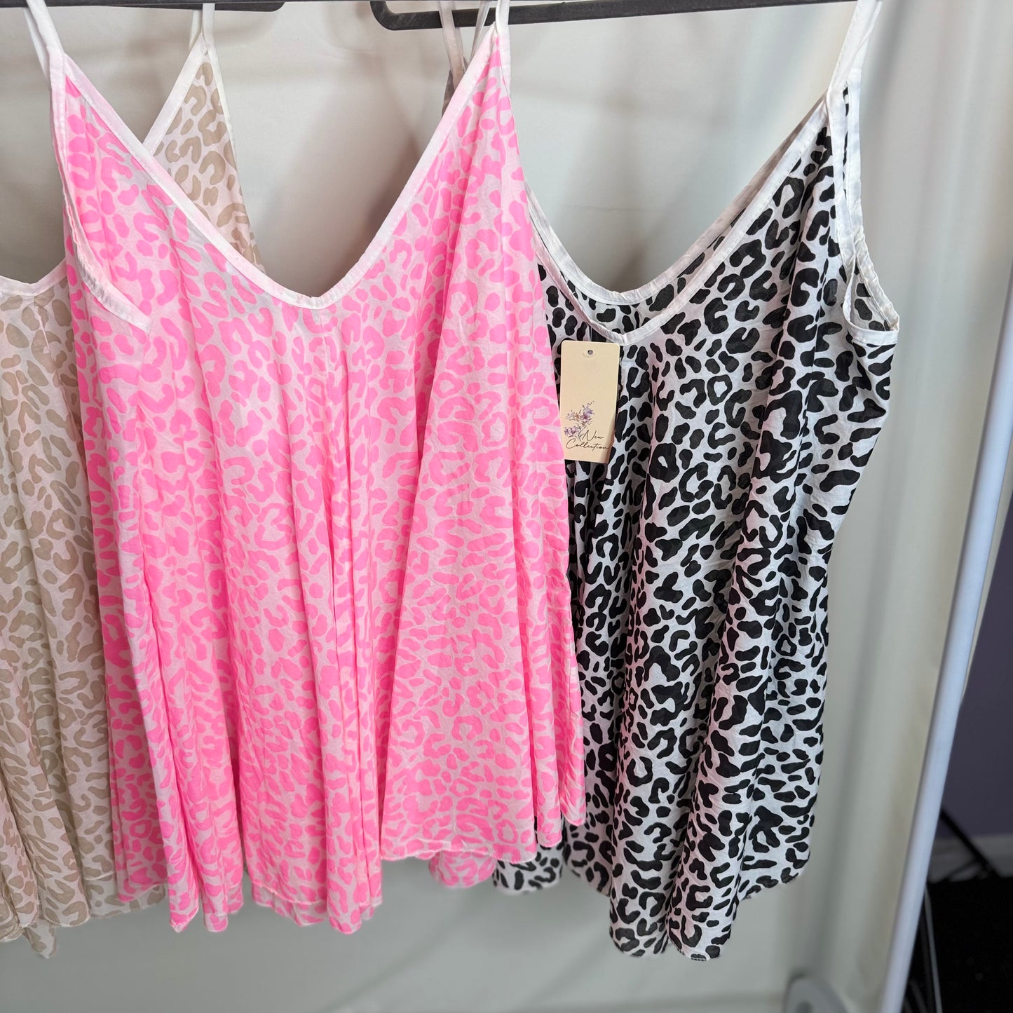Sarah - Leopard Print Cami Vest