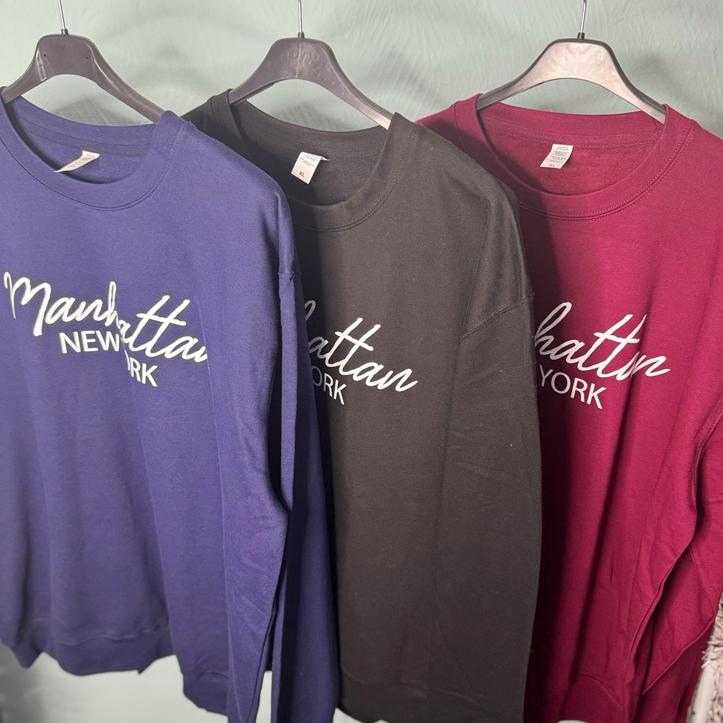 Winnie - Manhattan Oversized Fleeced Lined Sweatshirt - Womenswear Crewneck.