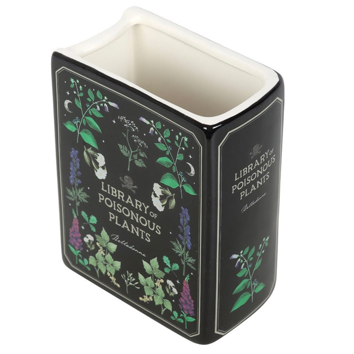 Poisonous Plants Book Shaped Vase