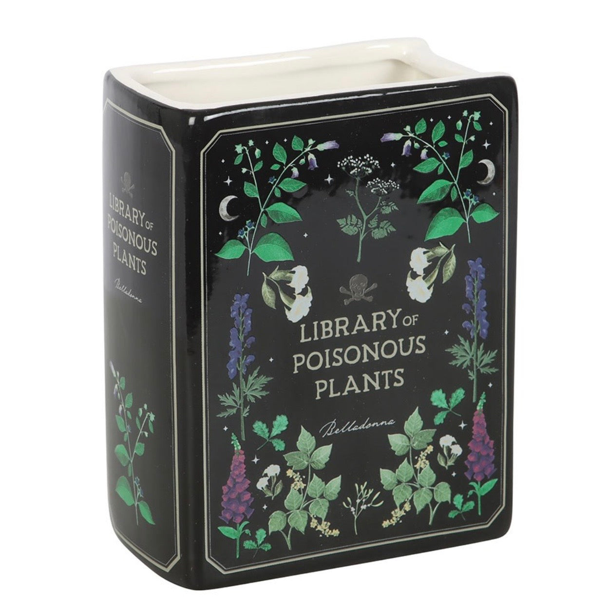Poisonous Plants Book Shaped Vase