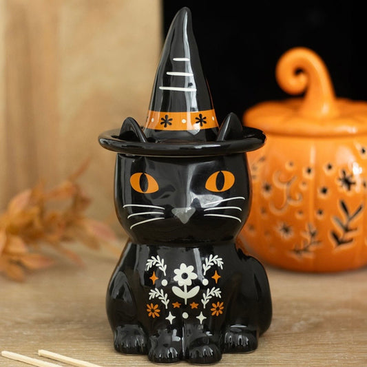 Frightful Folk Black Cat Oil Burner