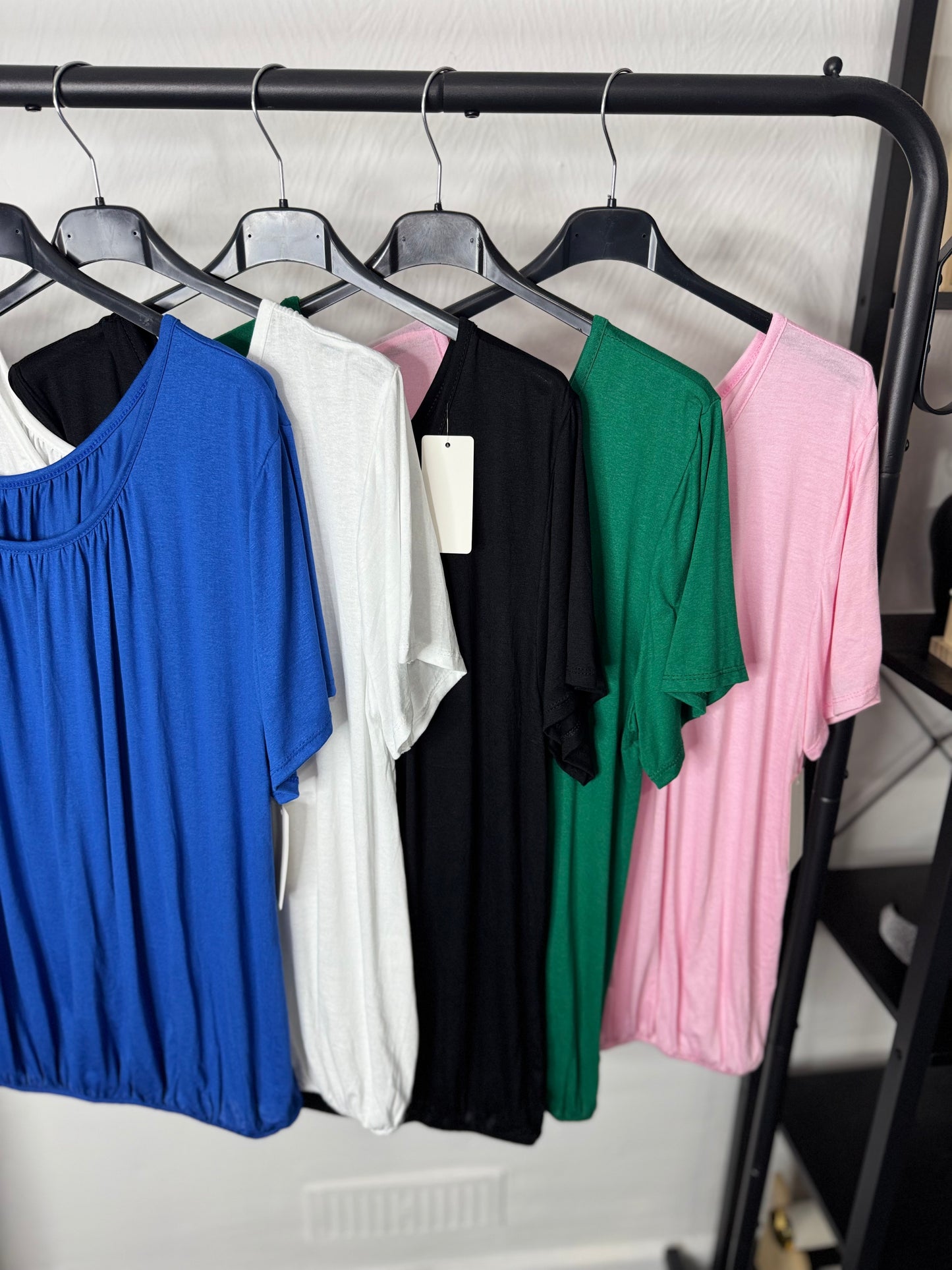 Lexi - Bubble Hem T shirt