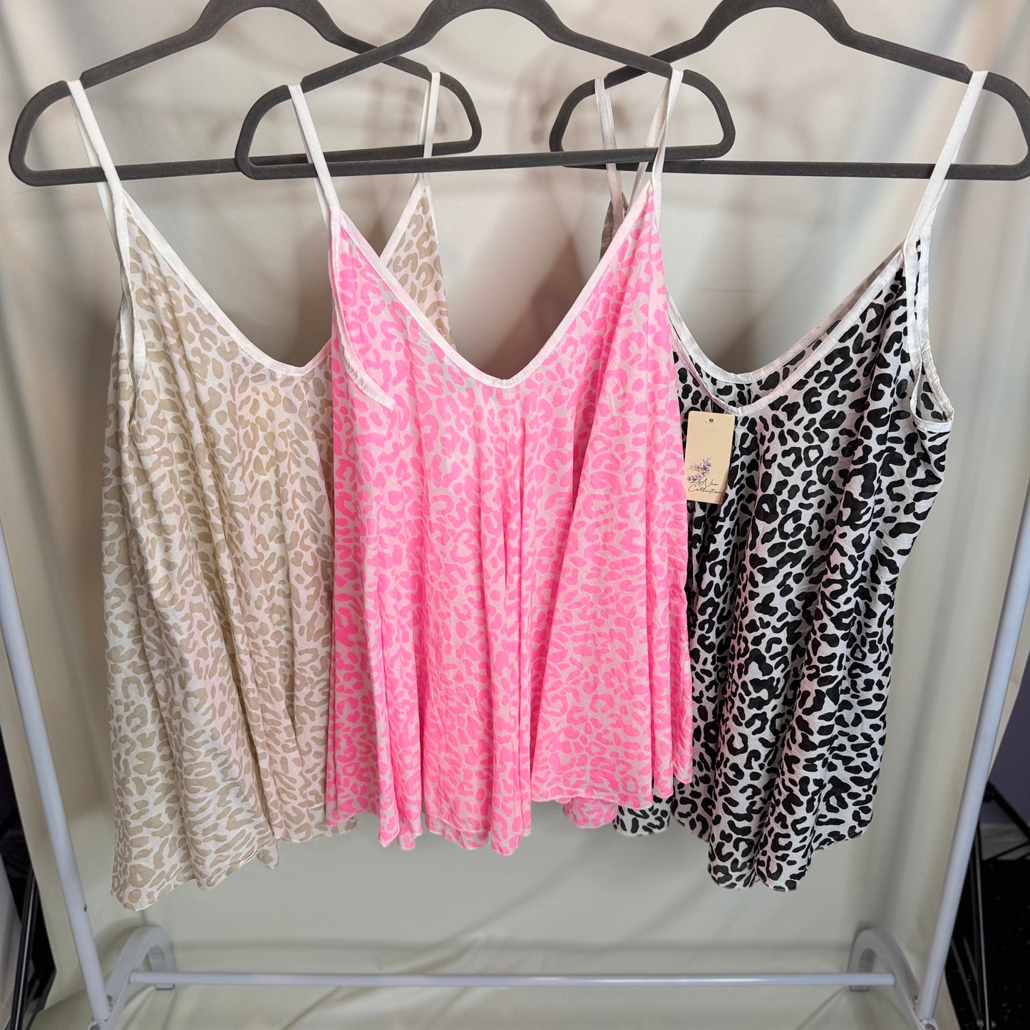 Sarah - Leopard Print Cami Vest