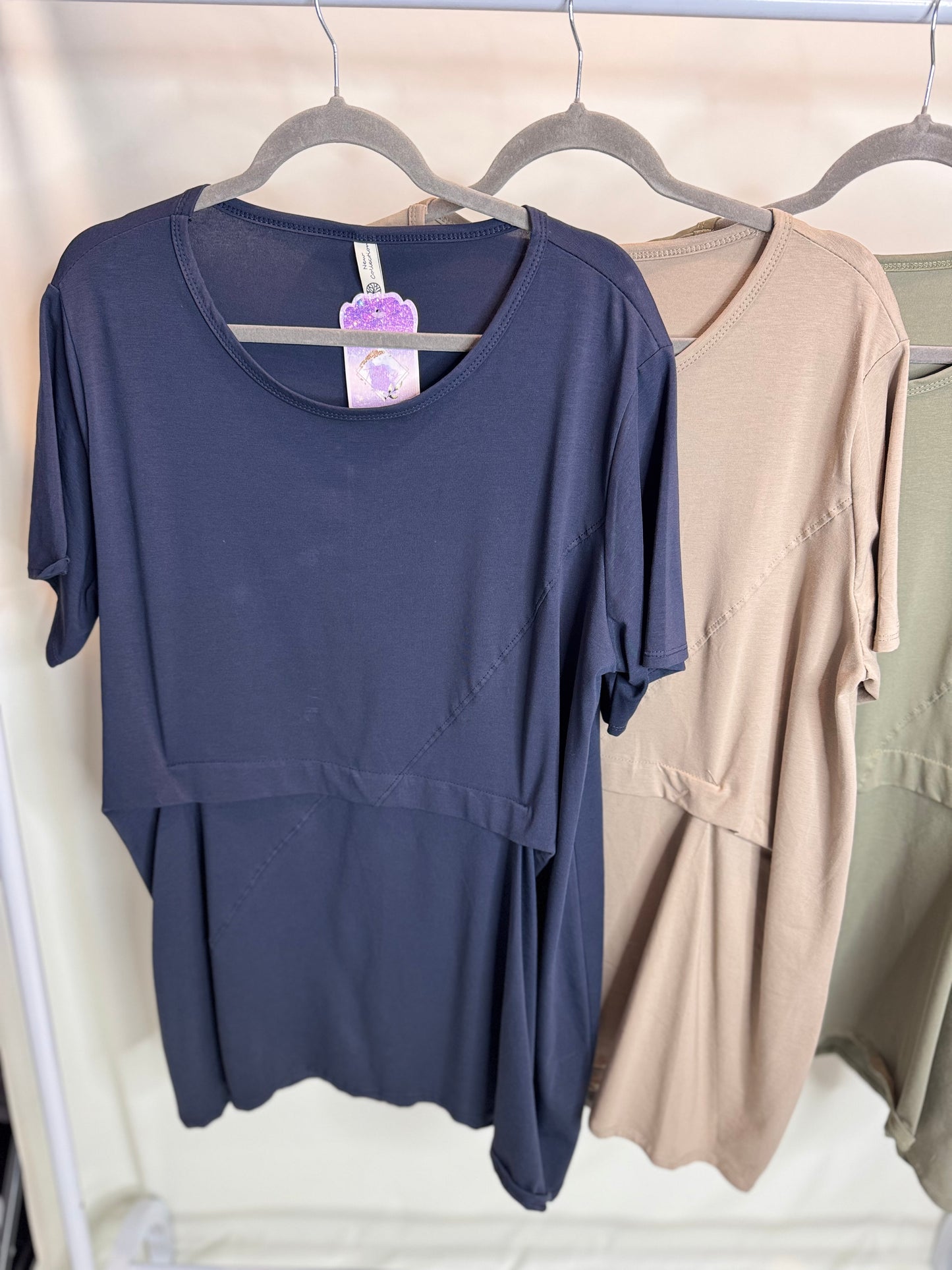 Saskia - Oversized Seam Top