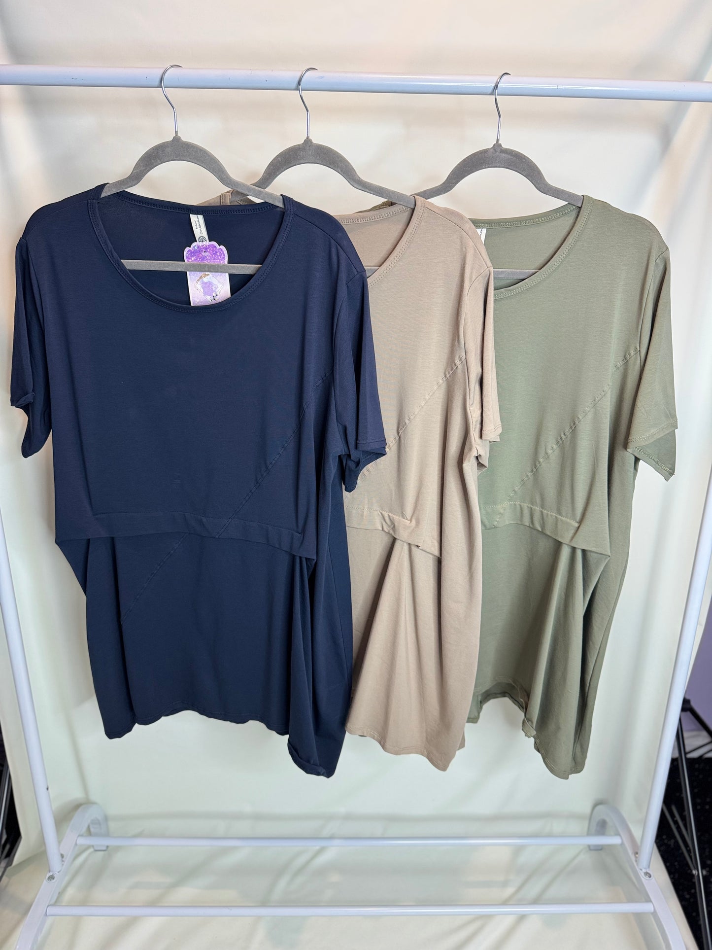 Saskia - Oversized Seam Top