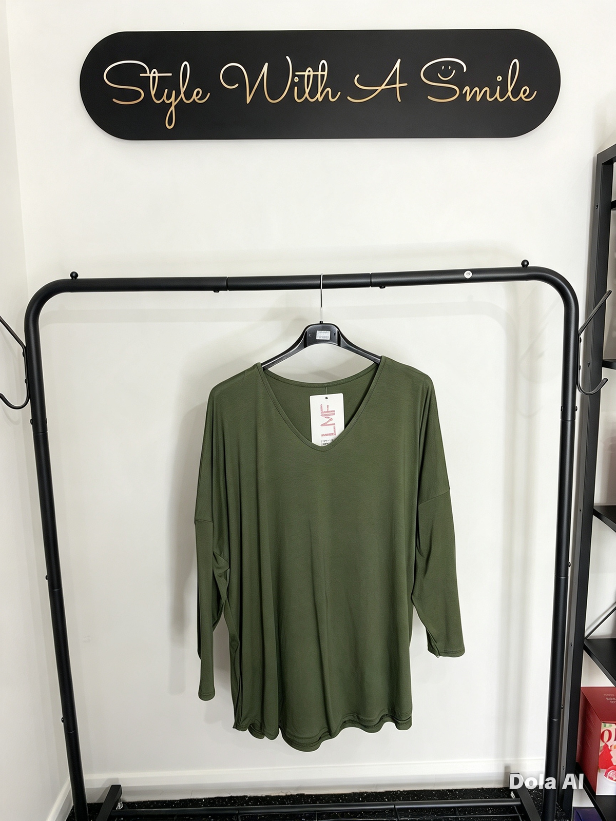 Stella - V Neck Long Sleeve Basic