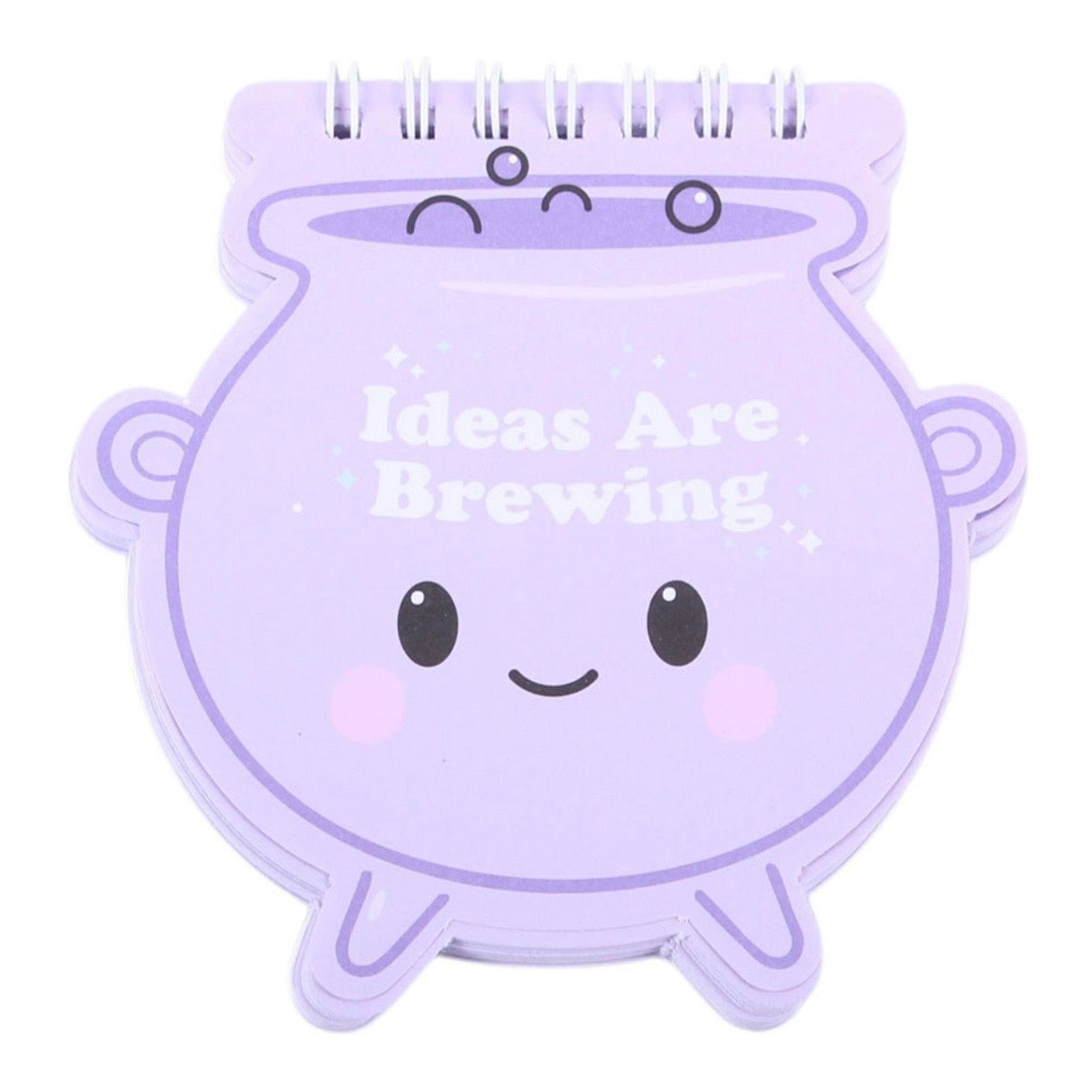 Pastel Bat Cauldron Mini Notebook
