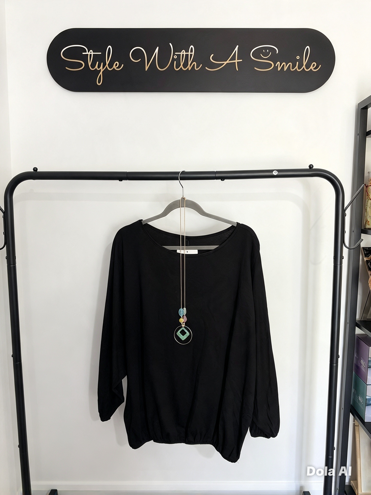 Henrietta - Long Sleeve Bubble Cotton Tee