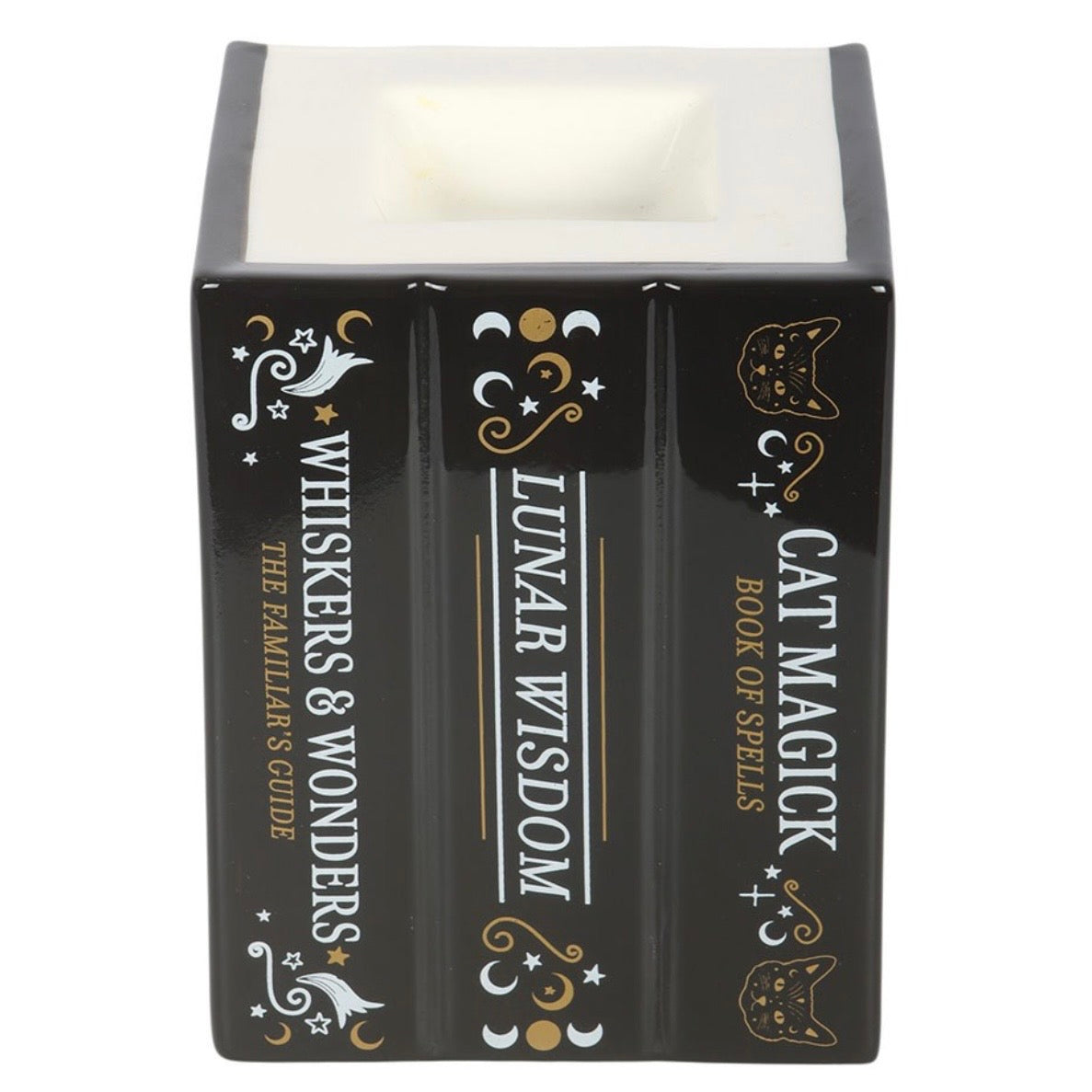Black Cat Book Of Spells Wax Warmer & Oil Burner