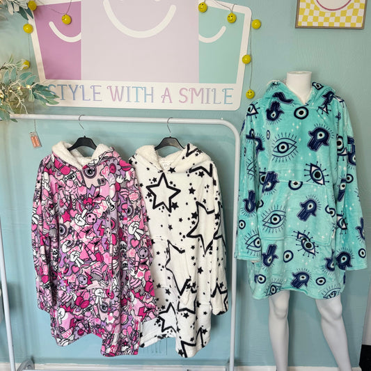 Assorted Design Snoodies -  Womenswear Nightwear.