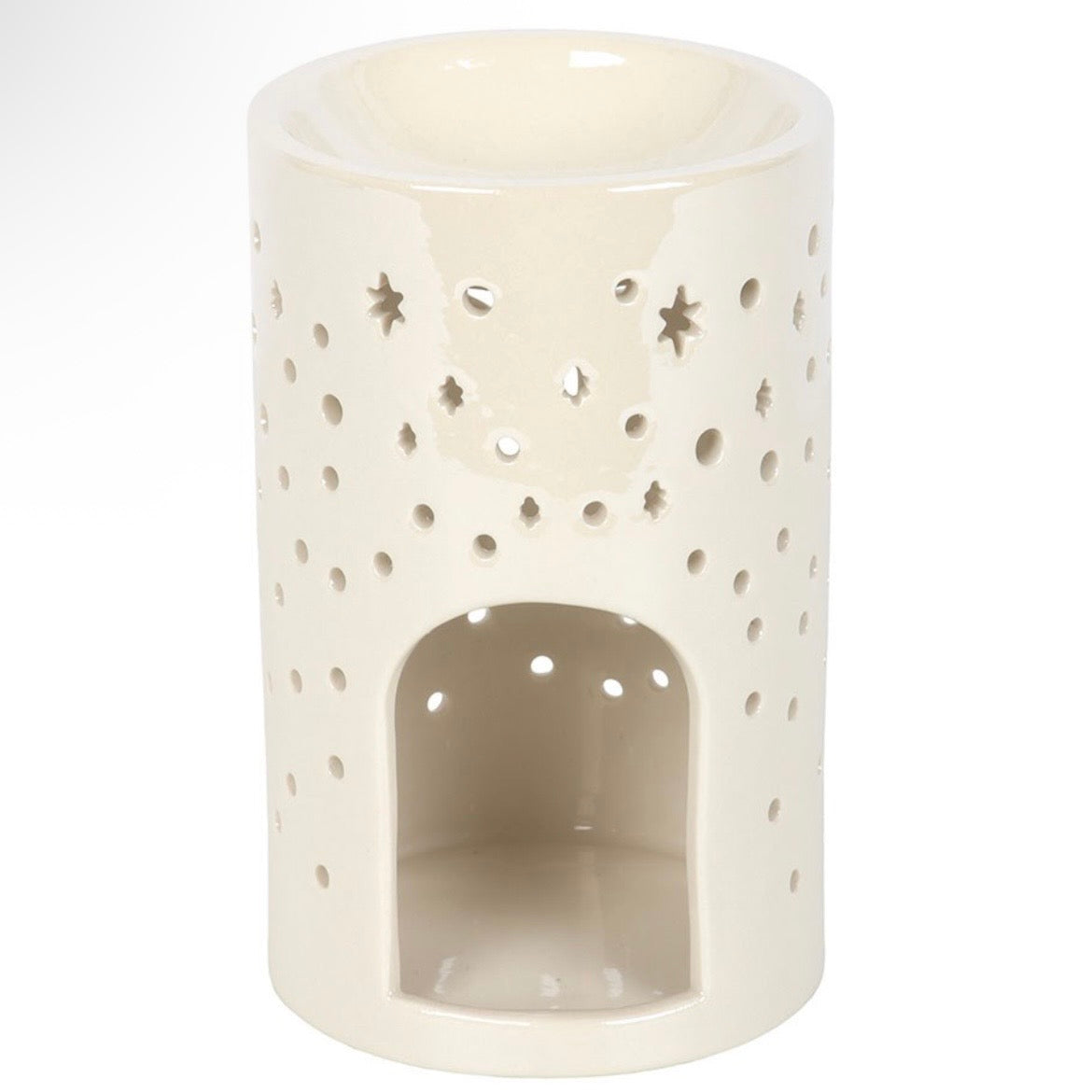 Iridescent Moon Pillar Oil Burner & Wax Warmer