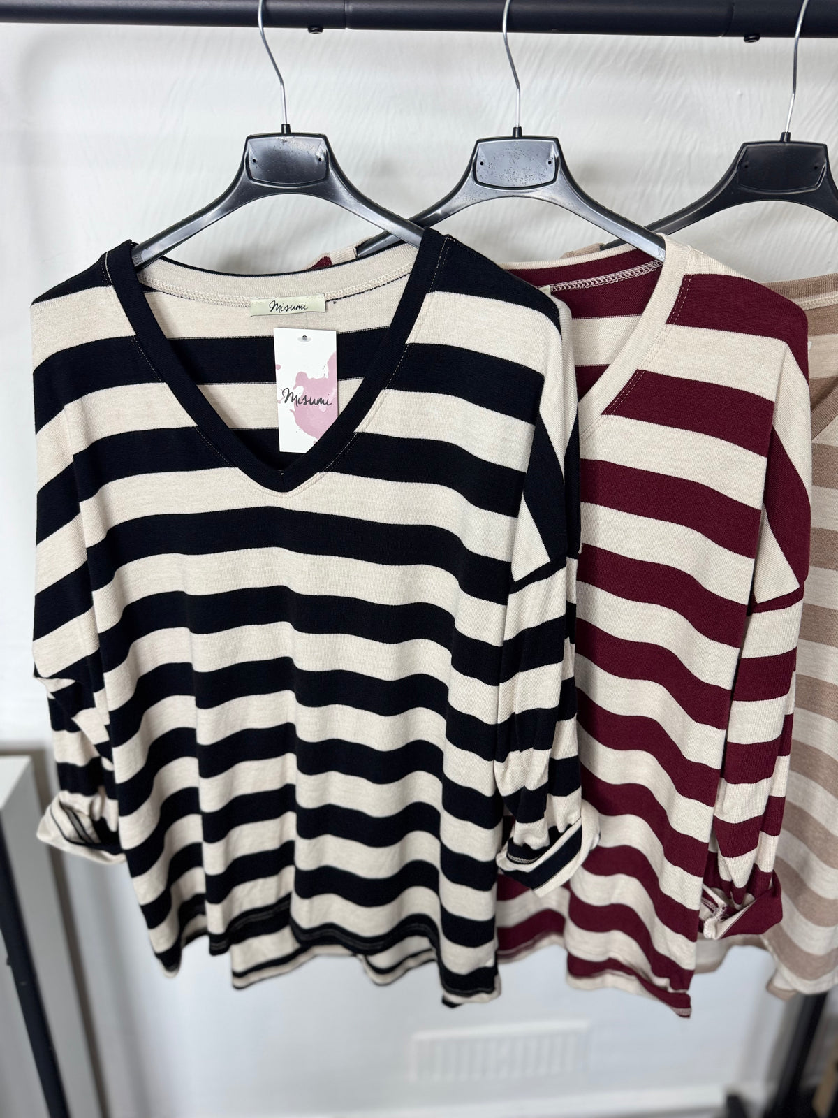 Mia - Fine Knit Stripe Jumper