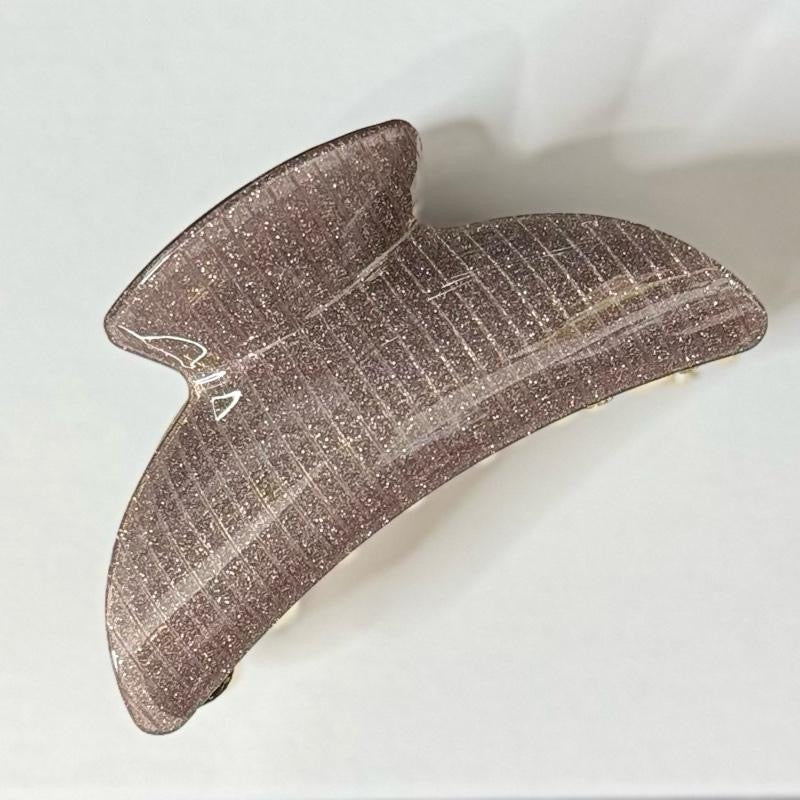 Sparkly Hair Claw Assorted Colours - Pink Glitter Design for Stylish Hair Accessory