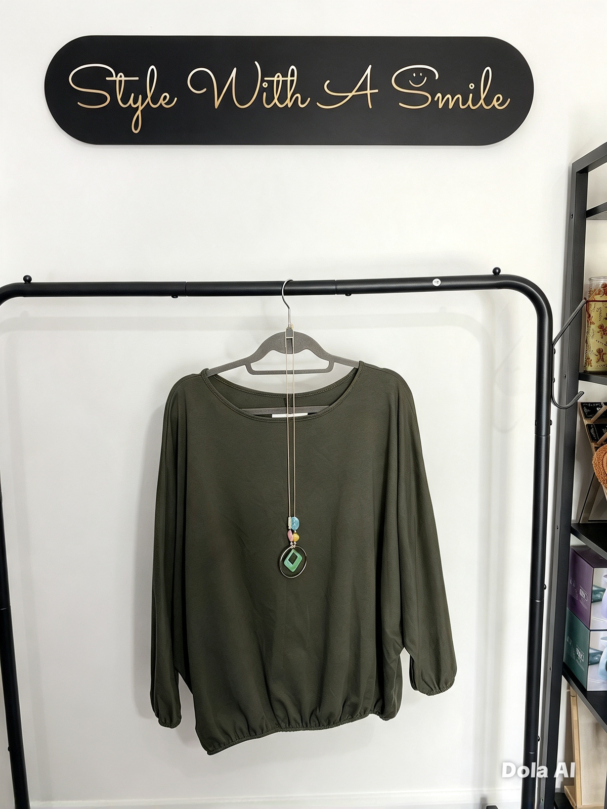 Henrietta - Long Sleeve Bubble Cotton Tee