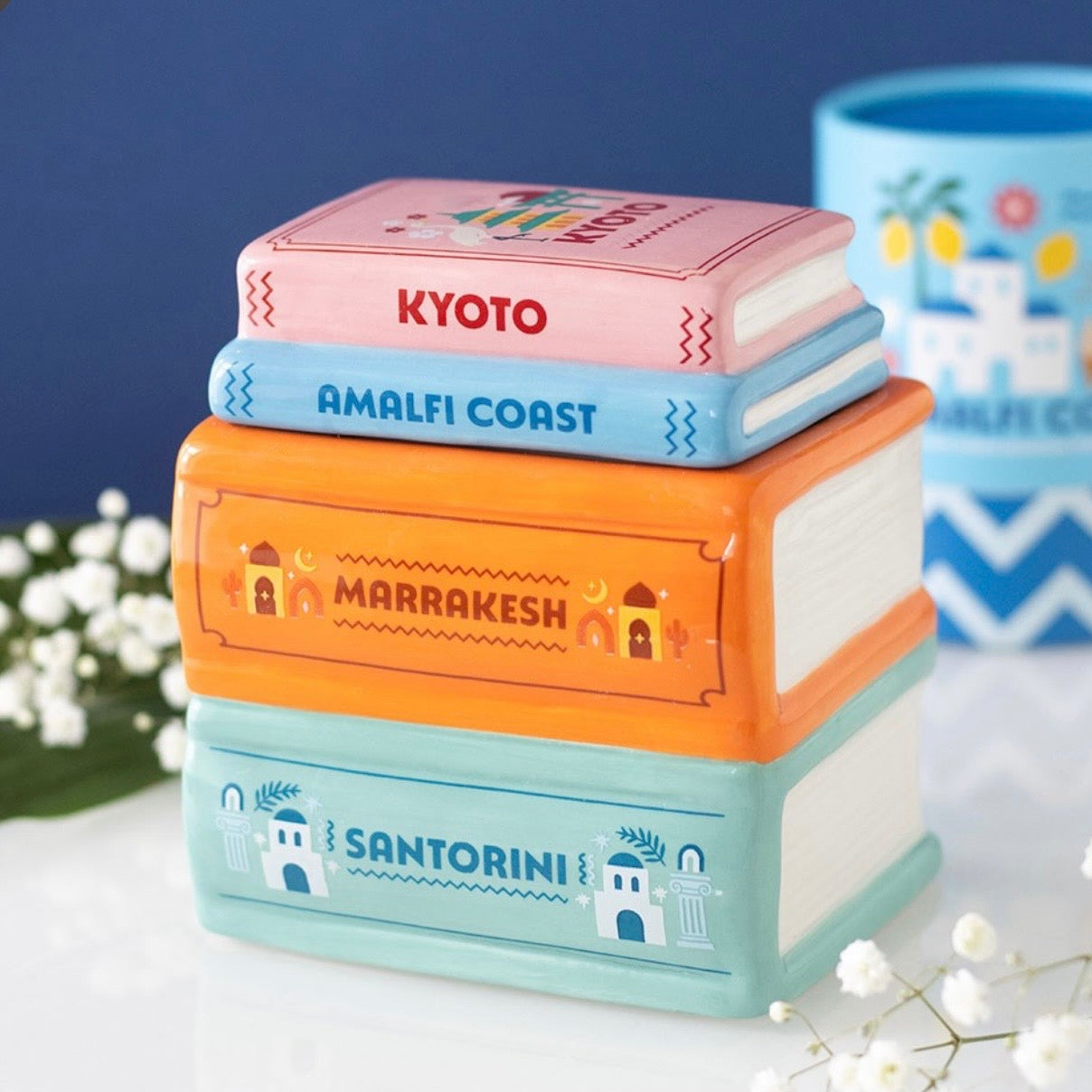Travel Book Stack Oil Burner & Wax Warmer
