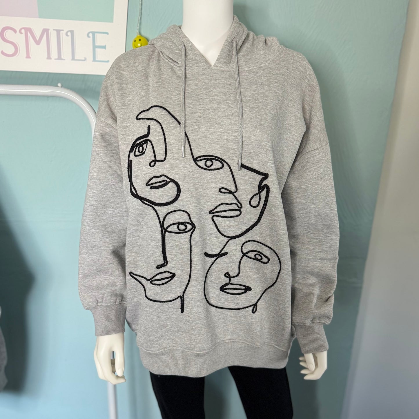 Lottie - Oversized Hoodie -  Womenswear Long Sleeve Pullover Sweatshirts.