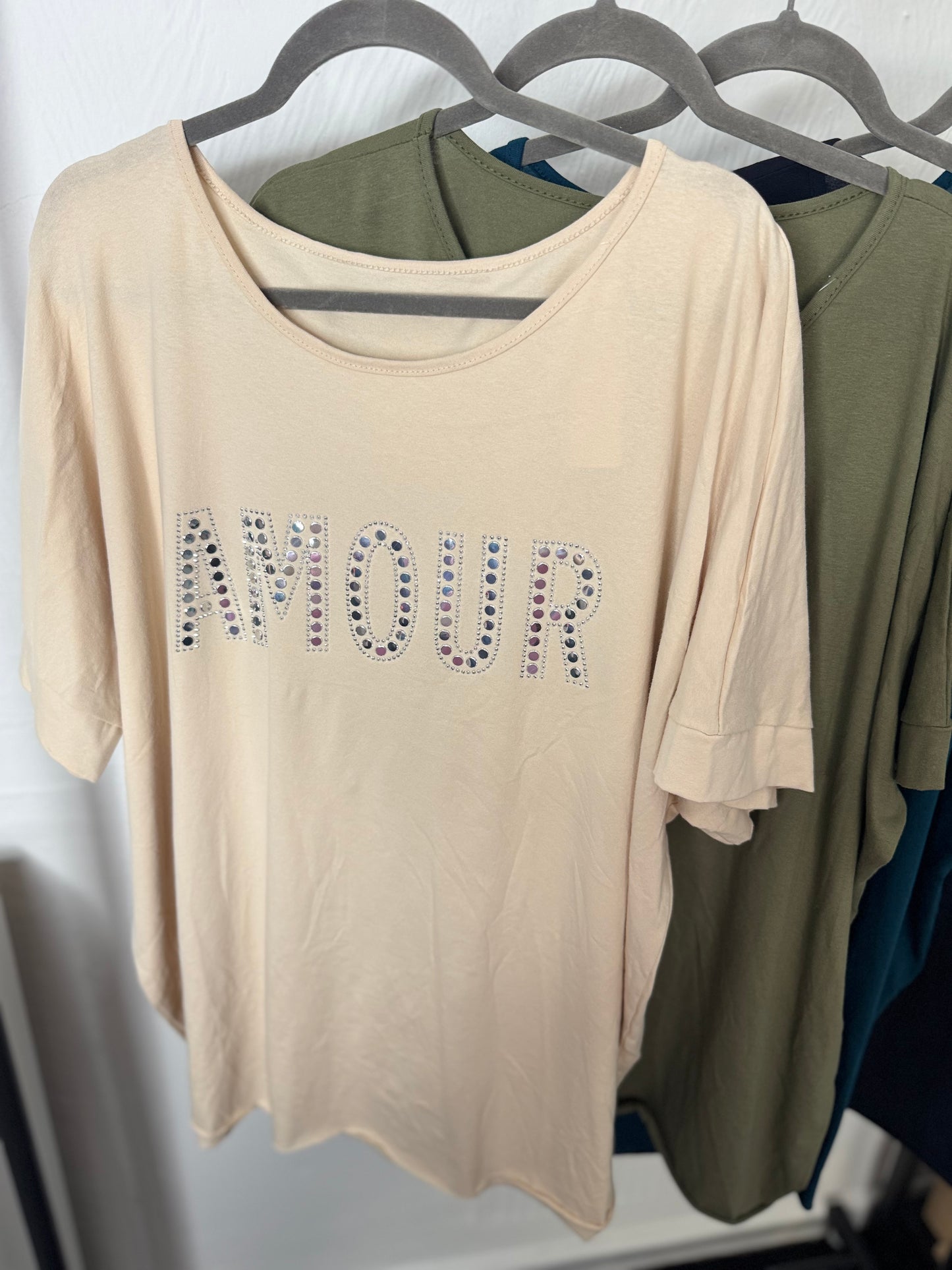 Sophie - Metal Stud Armour T Shirt