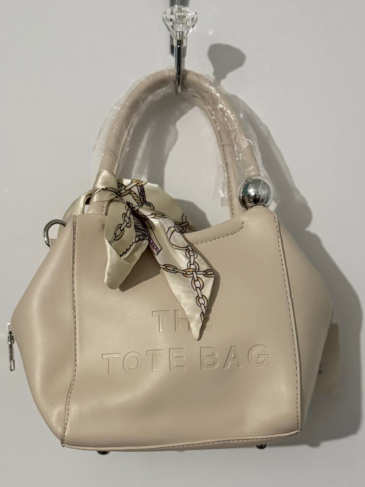 Scarf Mini Tote Cross Body Handbag