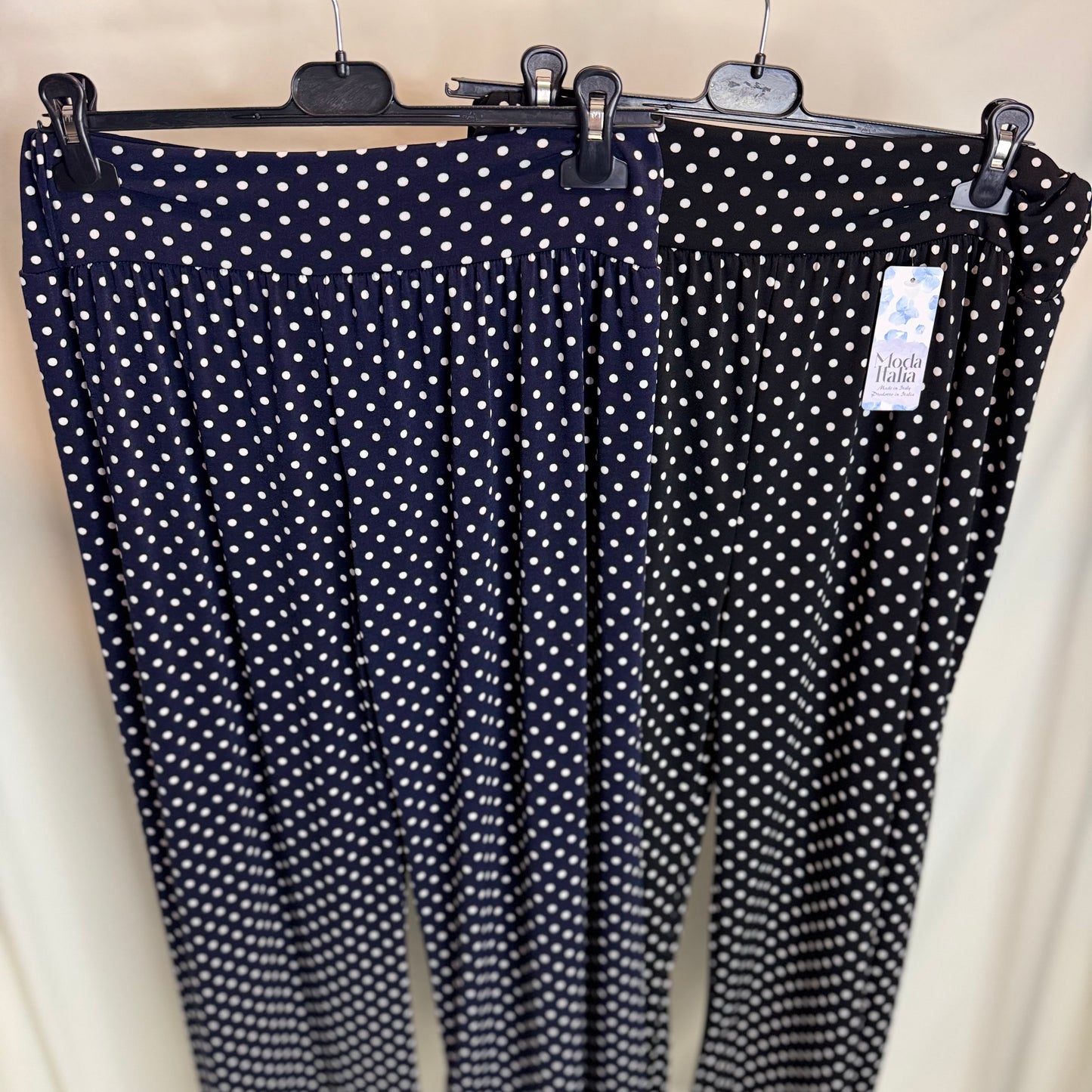 Nancy - Polka Dot Stretchy Trouser