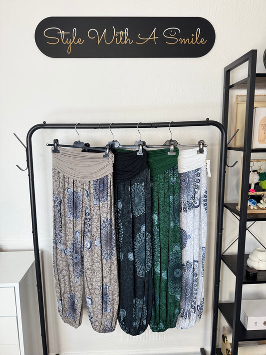 Roxanne - Mandala Print Harem Trousers