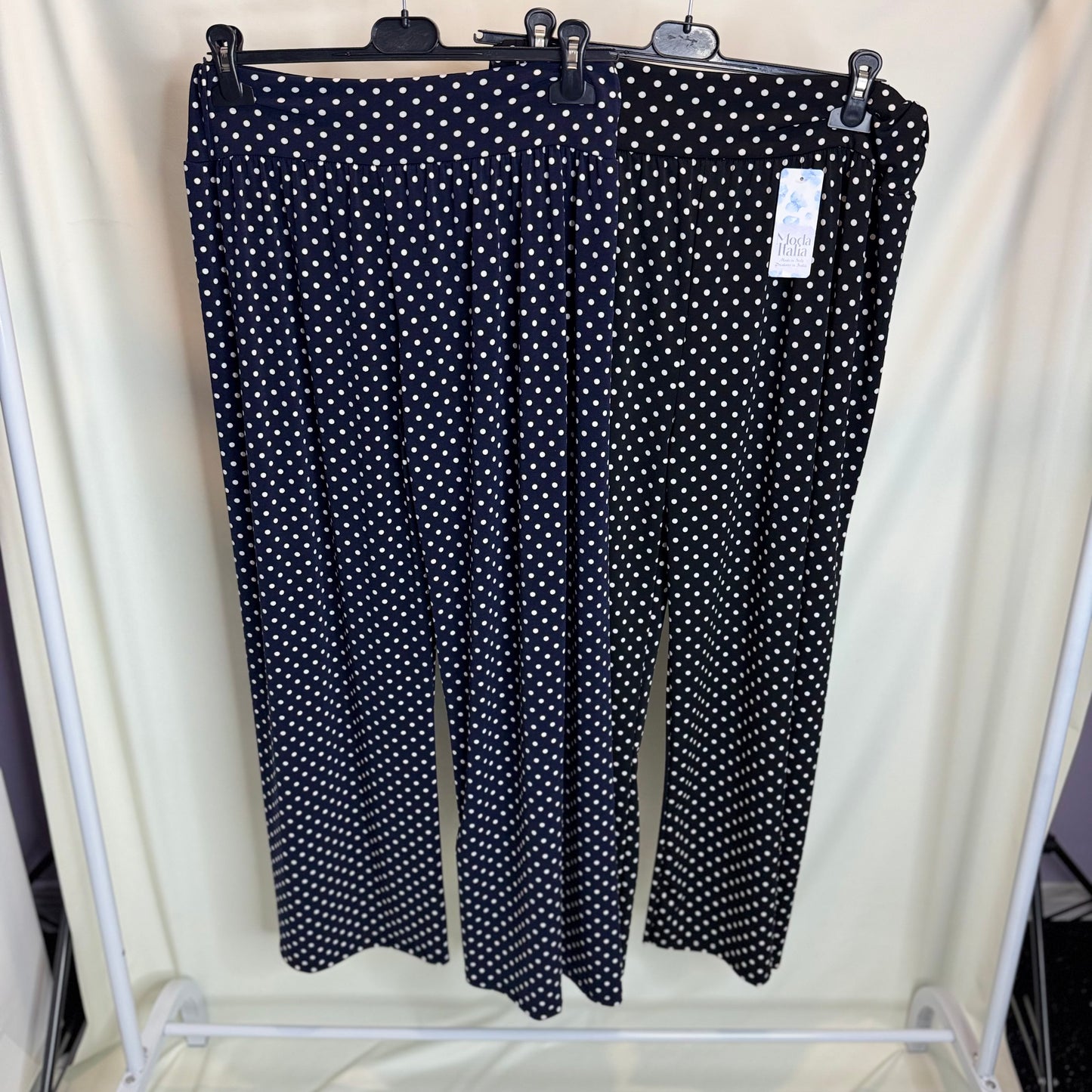 Nancy - Polka Dot Stretchy Trouser