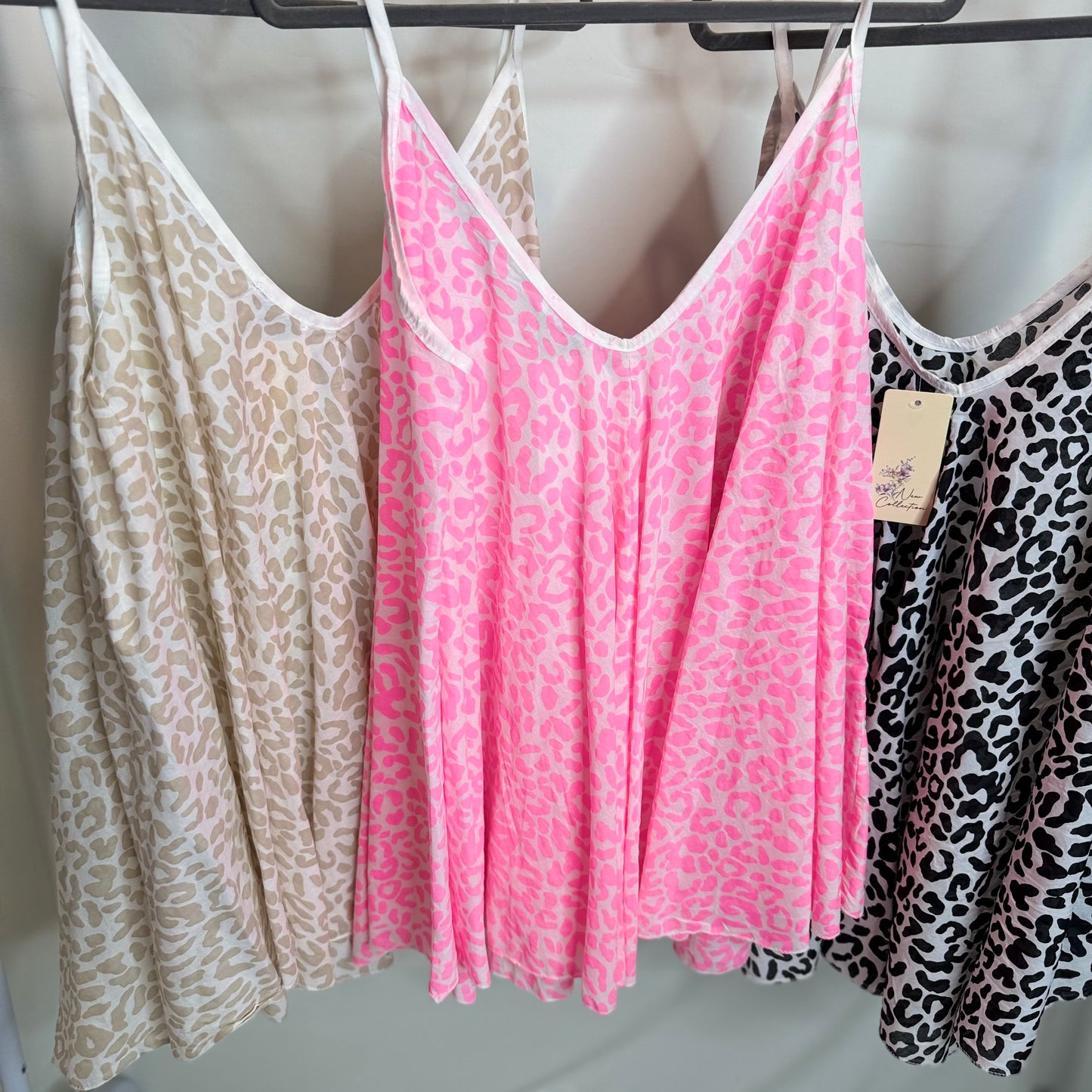 Sarah - Leopard Print Cami Vest