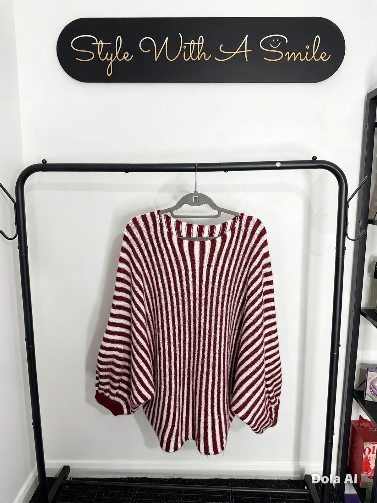 Addison - Stripe Oversized Jumper