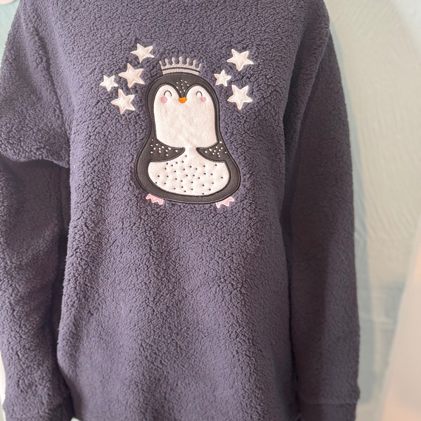 Sherpa Fleece Super Soft Cosy Pyjamas -  Womenswear Pajamas Long Sleeve.