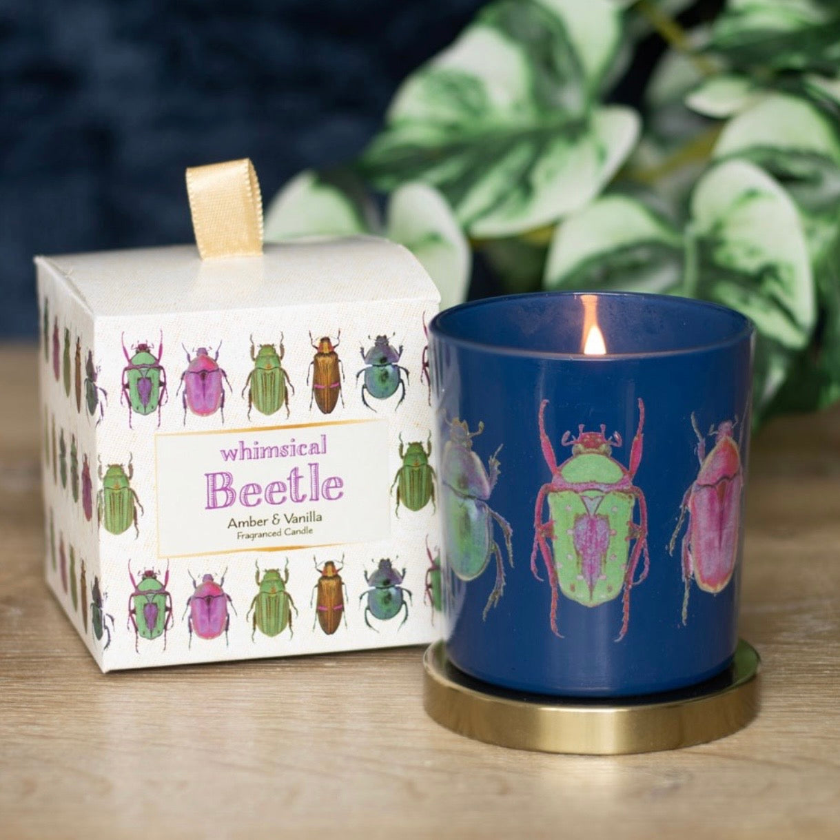 Blue Beetle Vanilla and Amber Candle