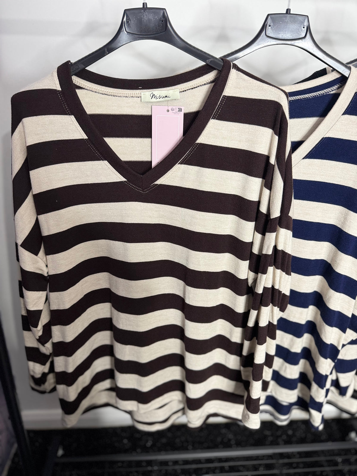 Mia - Fine Knit Stripe Jumper