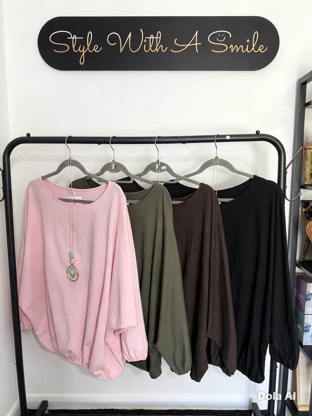 Henrietta - Long Sleeve Bubble Cotton Tee