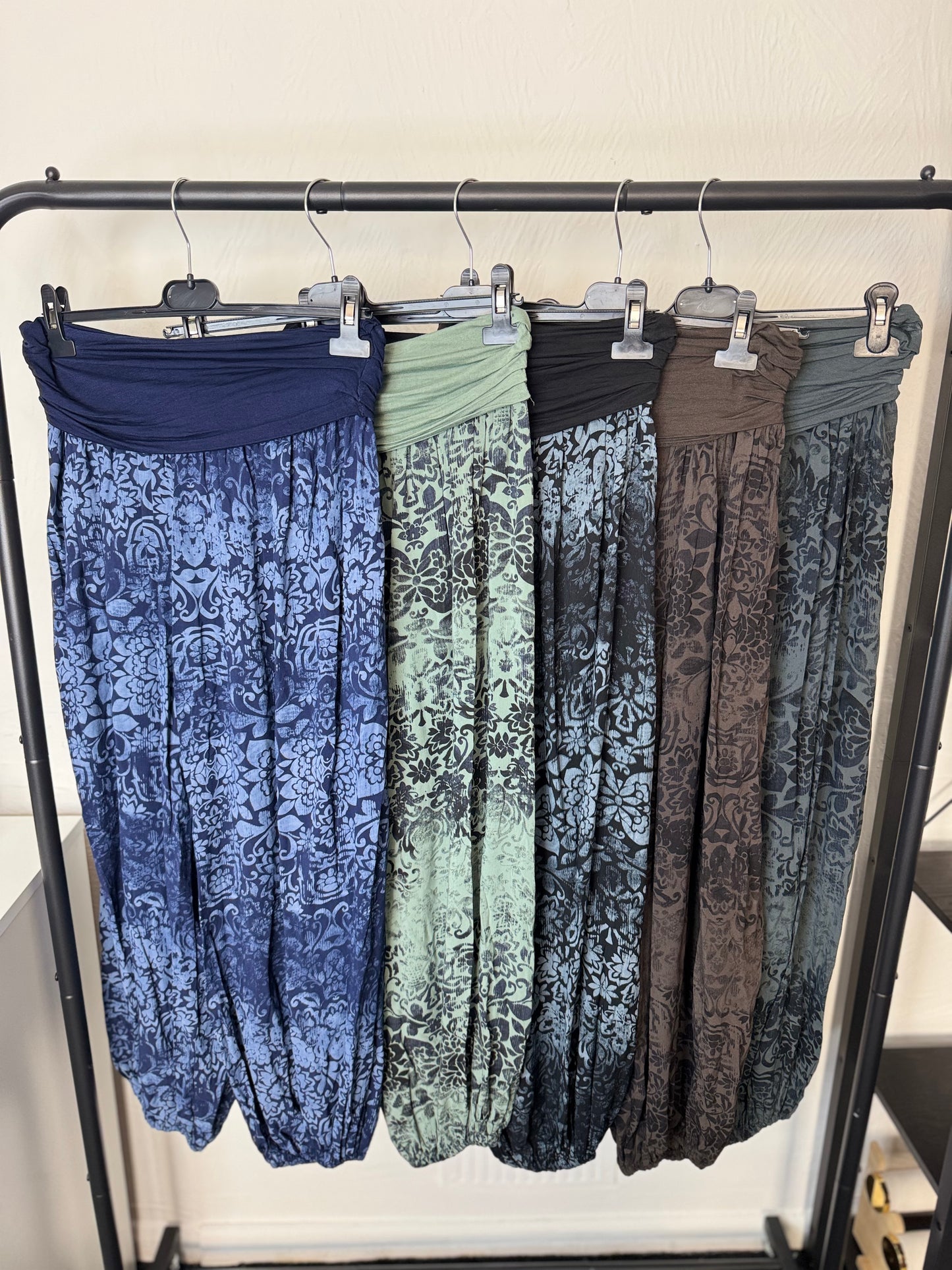Sabrina - Floral Print Harem Trousers