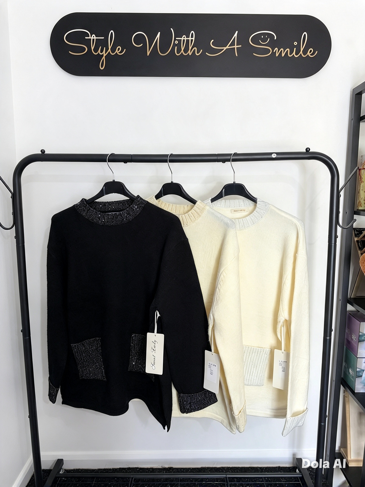 Suki - Sparkle Jumper With Pockets