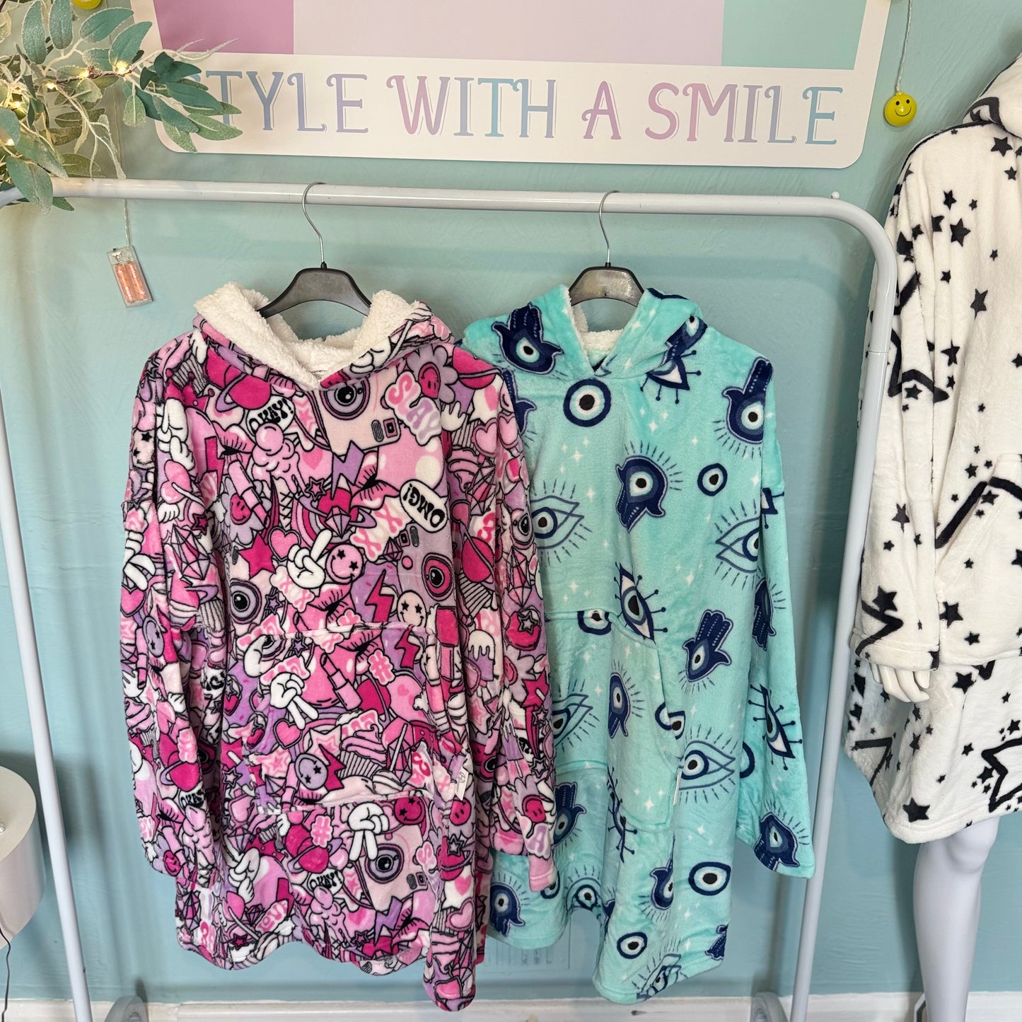 Assorted Design Snoodies -  Womenswear Nightwear.