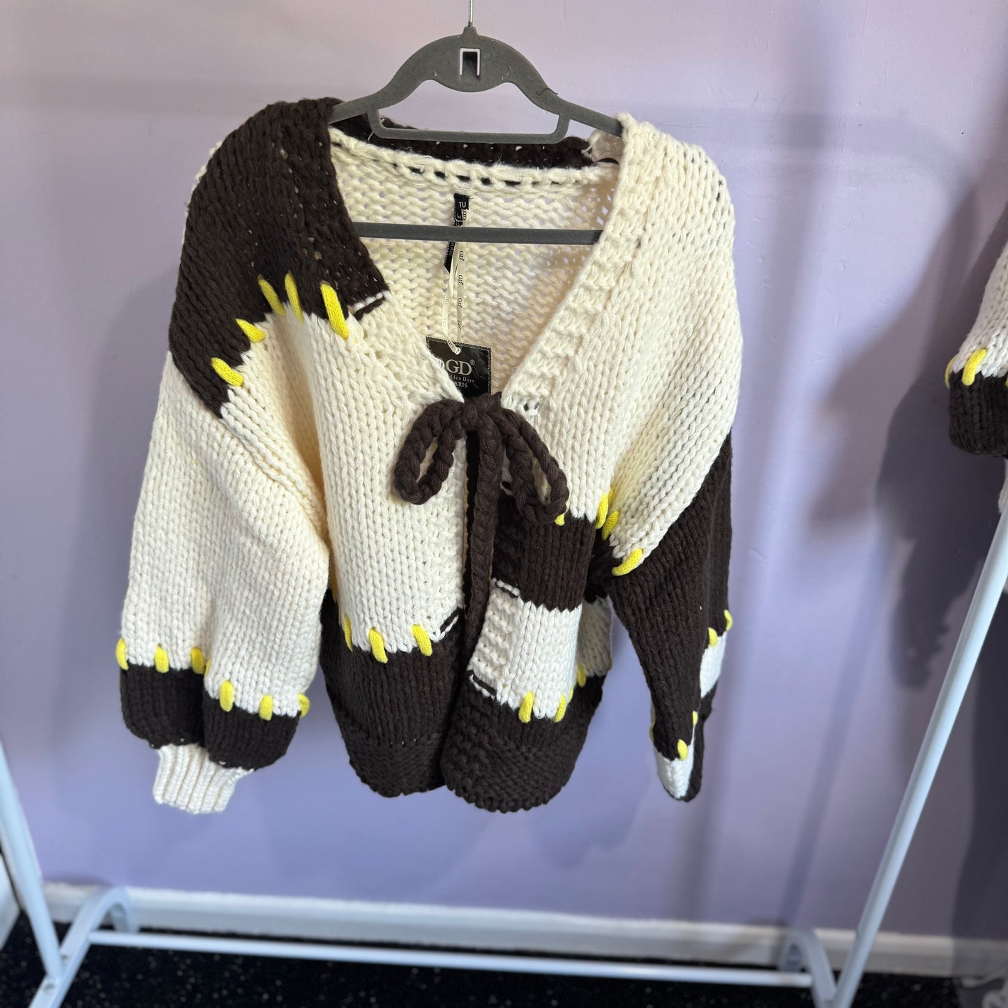 Josephine - Tie Up Knitted Cardigan!