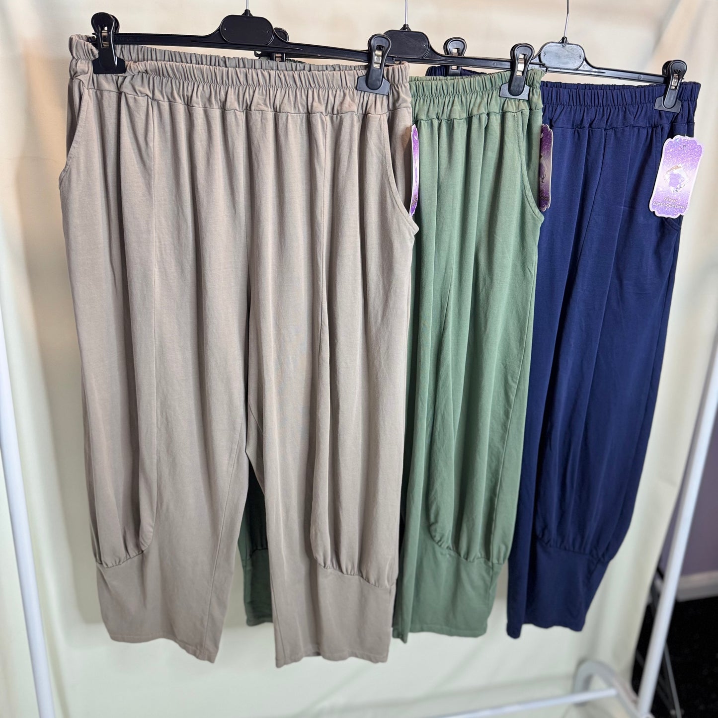 Drew - Harem Style Barrel Leg Trouser