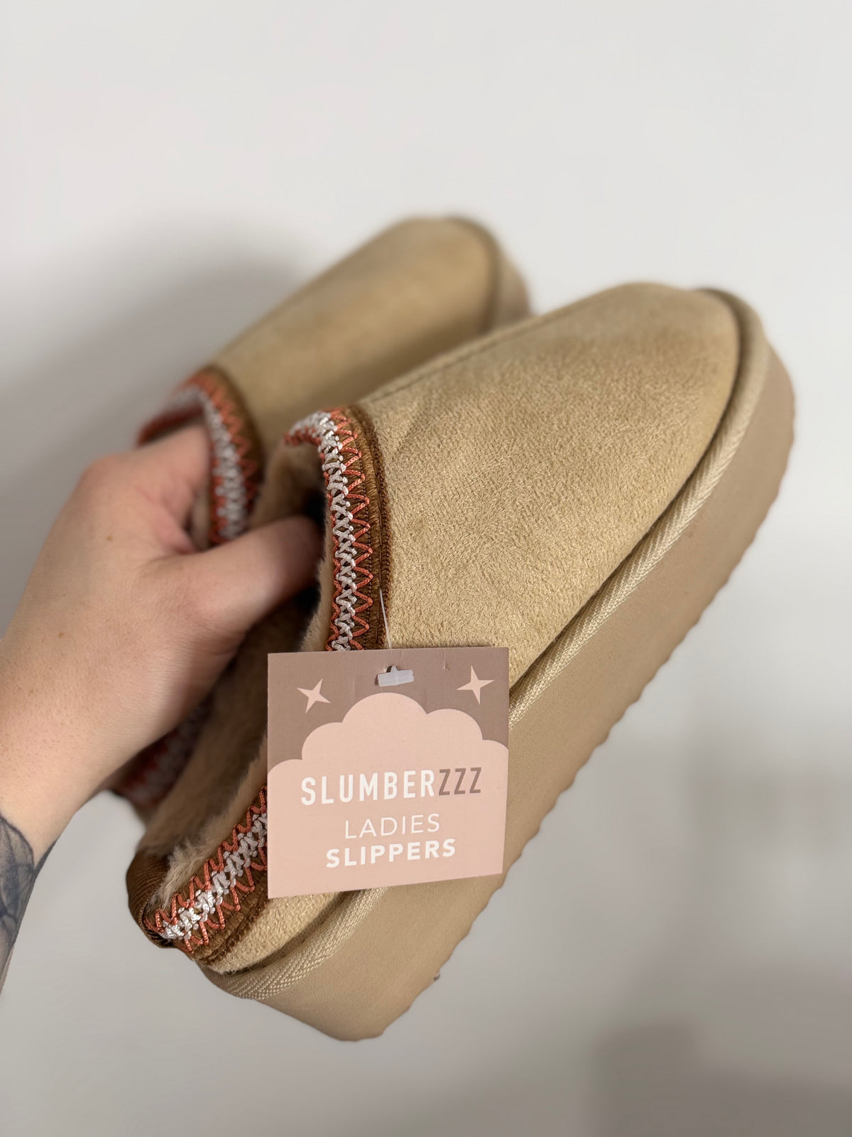 Flat formed UGG Style Slippers