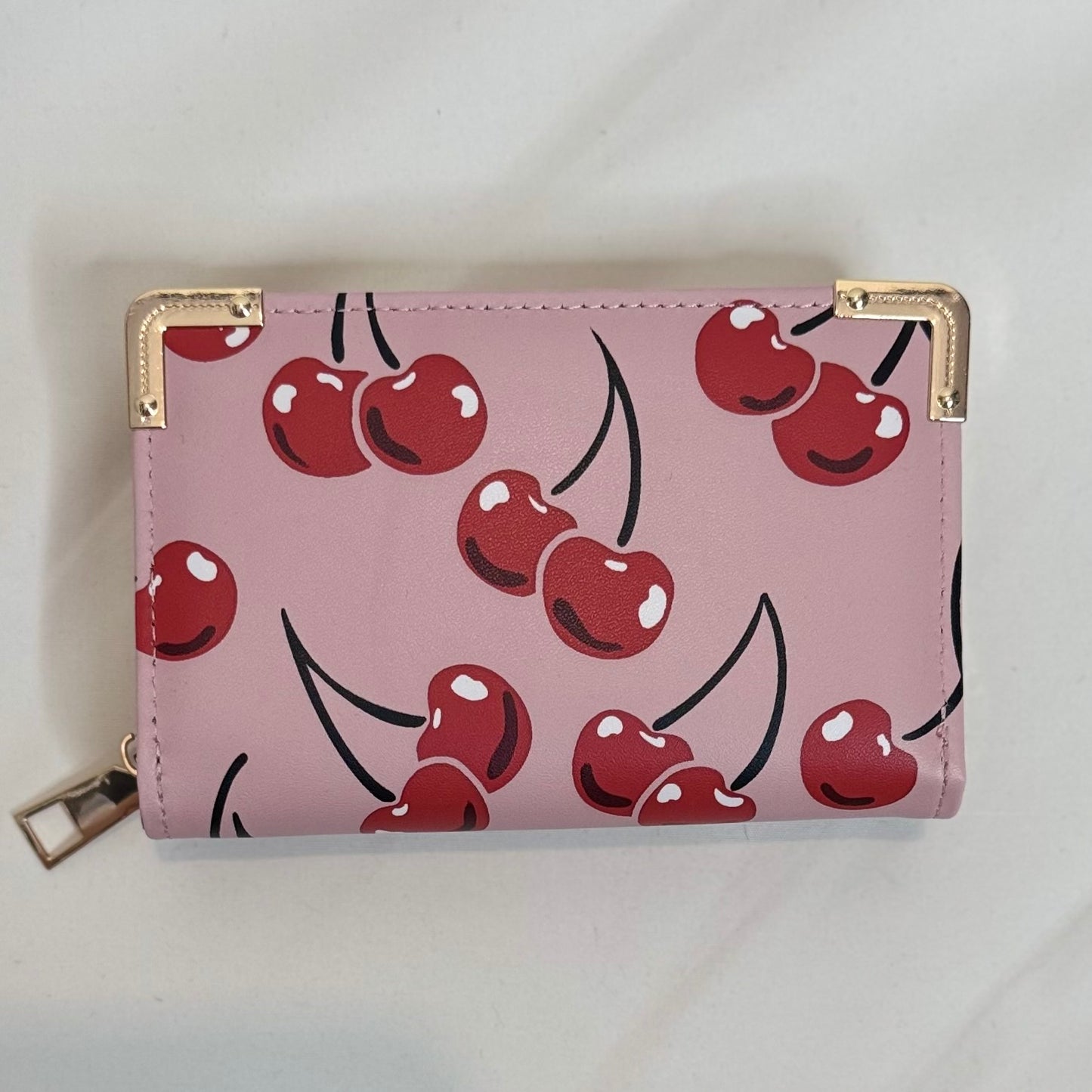 Cherry Purse With Gold Hardware